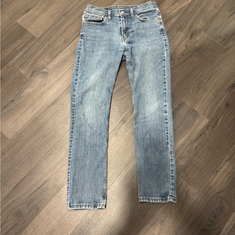 Levi's Men's Slim Jeans in Faded Blue Wash